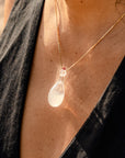 ROOT CHAKRA "grounded" DropUp Glass Amulet