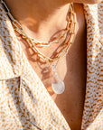 SOLAR PLEXUS CHAKRA "power" DropUp Glass Amulet