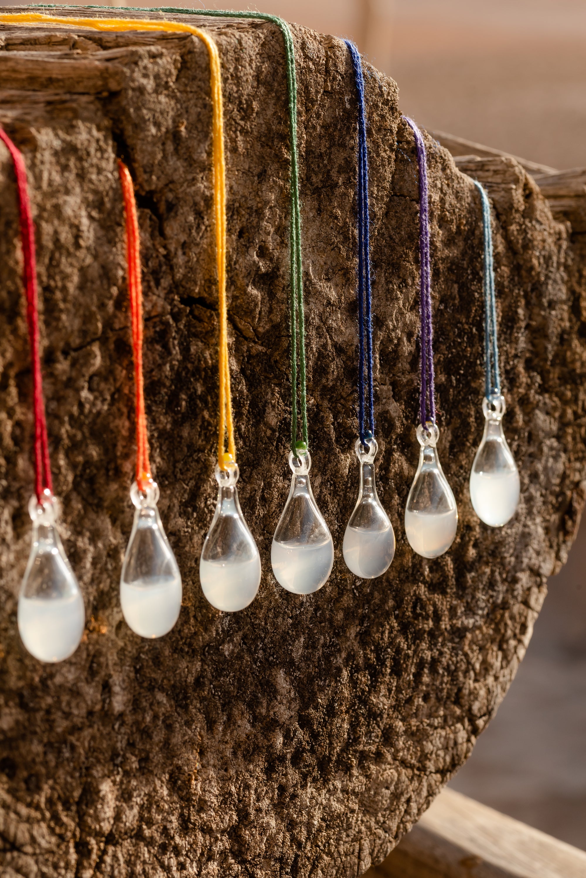 ALL CHAKRAS DropUp Set of DropUp Glass Amulets