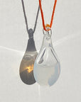 SACRAL CHAKRA "create" DropUp Glass Amulet