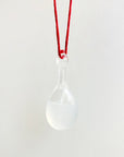 ROOT CHAKRA "grounded" DropUp Glass Amulet