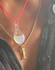 ROOT CHAKRA "grounded" DropUp Glass Amulet